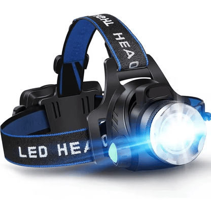 LED Headlamp 2000 Lumens — Zoom & USB Rechargeable Battery 1