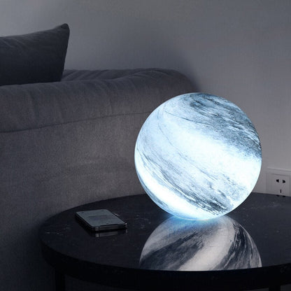Lampada Luna in Vetro 16 Colori con Telecomando