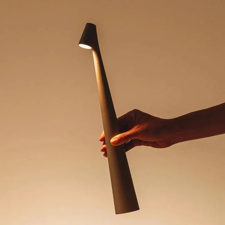 LumiTouch Cordless LED Table Lamp — Touch Dimmable 20h Battery 8