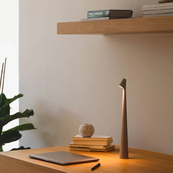 LumiTouch Cordless LED Table Lamp — Touch Dimmable 20h Battery 10
