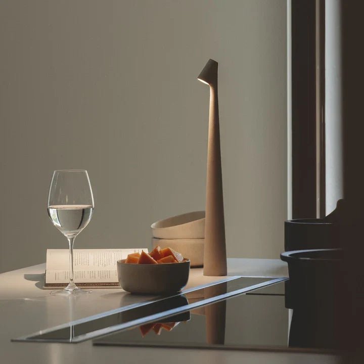 LumiTouch Cordless LED Table Lamp — Touch Dimmable 20h Battery 17