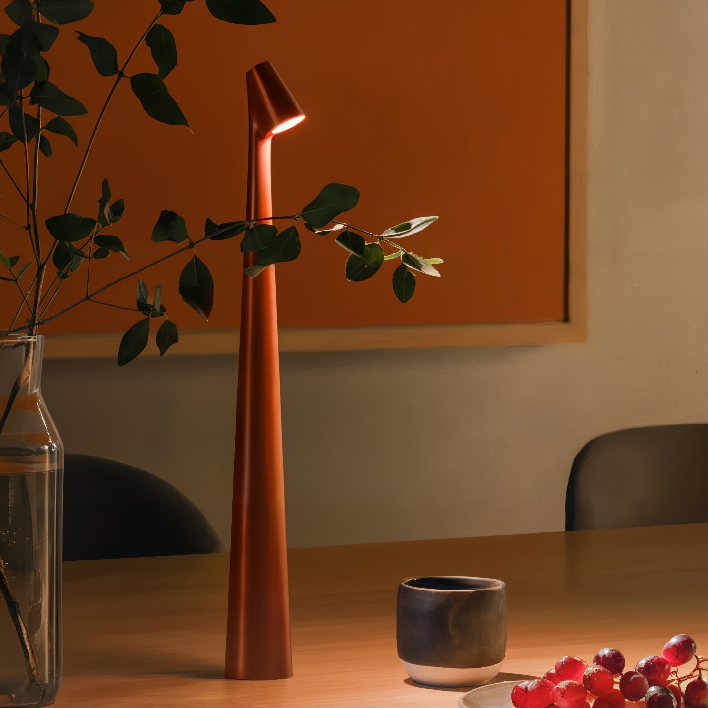 LumiTouch Cordless LED Table Lamp — Touch Dimmable 20h Battery 6