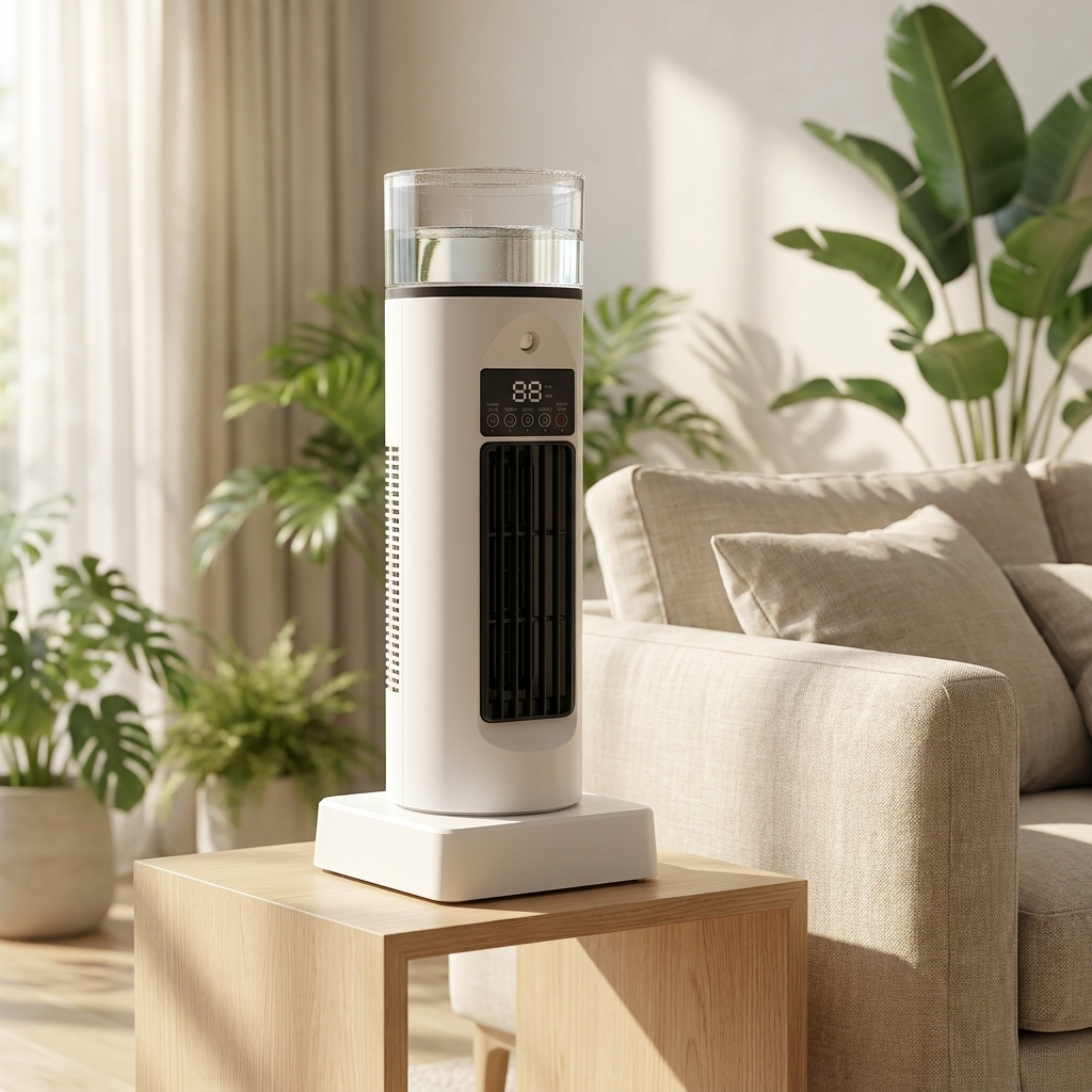 3-in-1 Portable Desktop Air Cooler USB — 6 Speeds & Remote Control 1