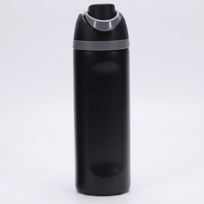 Insulated Water Bottle with Built-In Straw — Stainless Steel 5
