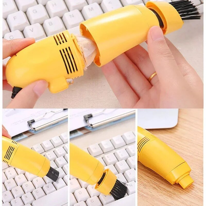 Mini USB Keyboard Vacuum Cleaner — Portable Dust Remover 4