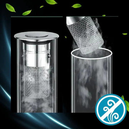 Tappo Salvaspazio Pop-Up per Lavello con Filtro Anti-Odore