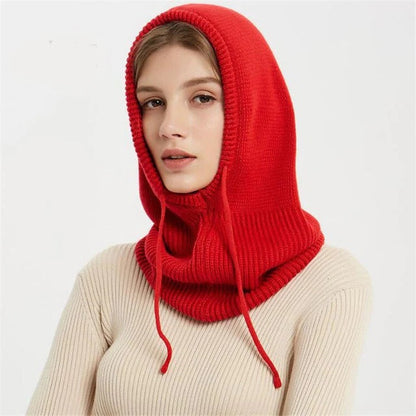 Cashmere Knit Beanie Winter Hat — Adjustable Drawstring Fit 2