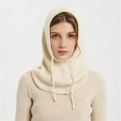 Cashmere Knit Beanie Winter Hat — Adjustable Drawstring Fit 5