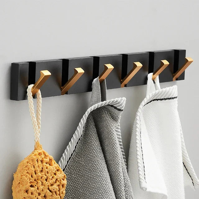 Foldable Wall Hook Stainless Steel — Minimalist Gold & Black 11