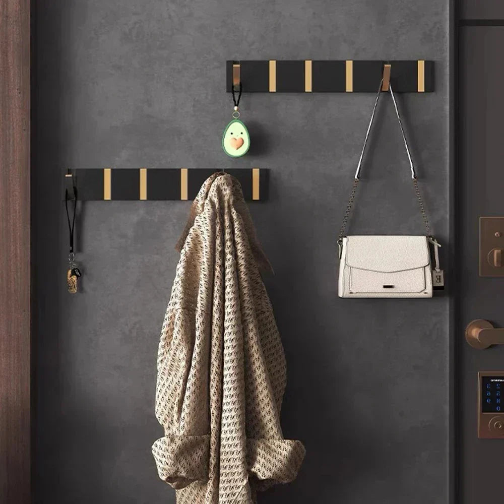 Foldable Wall Hook Stainless Steel — Minimalist Gold & Black 3