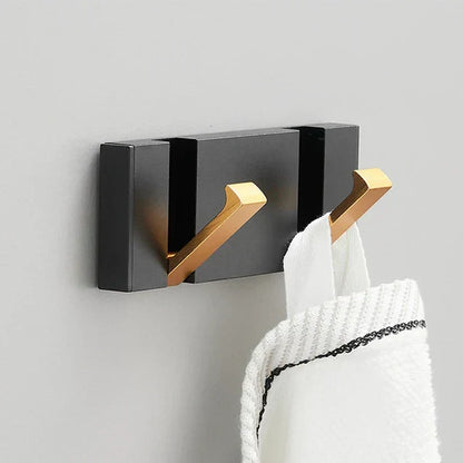 Foldable Wall Hook Stainless Steel — Minimalist Gold & Black 7