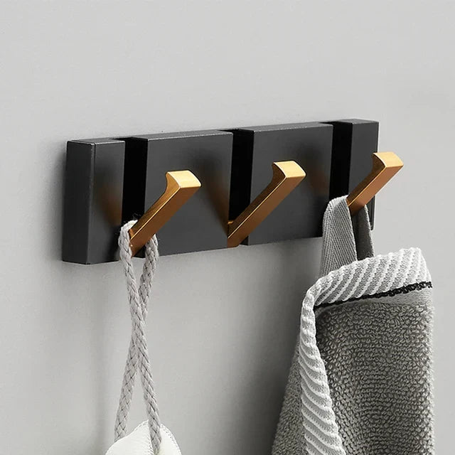 Foldable Wall Hook Stainless Steel — Minimalist Gold & Black 8