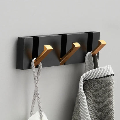Foldable Wall Hook Stainless Steel — Minimalist Gold & Black 8