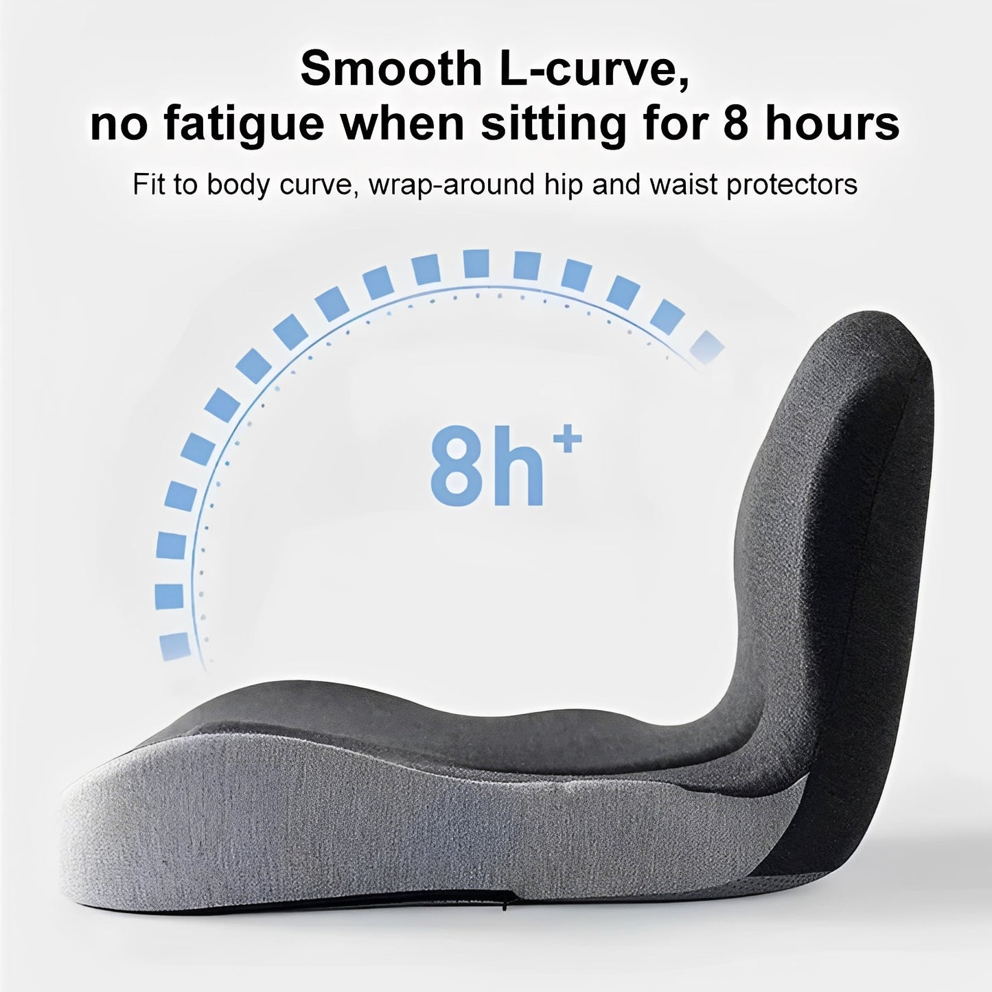 Cuscino Ergonomico Memory Foam con Supporto Lombare