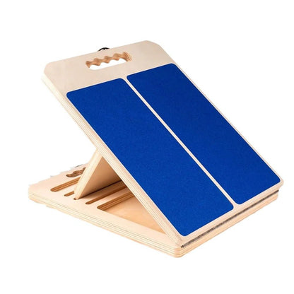 Pedana Inclinata Regolabile in Legno 5 Angoli per Stretching