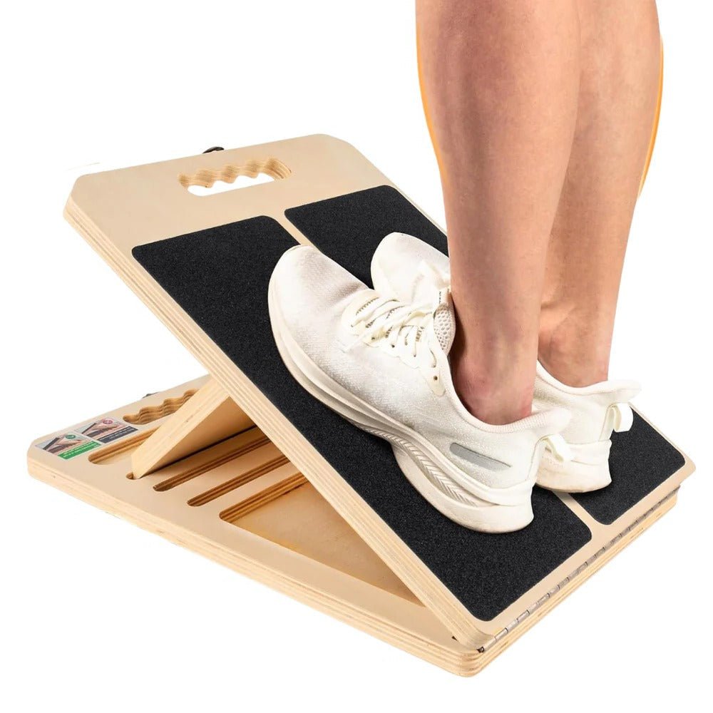 Pedana Inclinata Regolabile in Legno 5 Angoli per Stretching