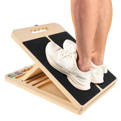 Pedana Inclinata Regolabile in Legno 5 Angoli per Stretching