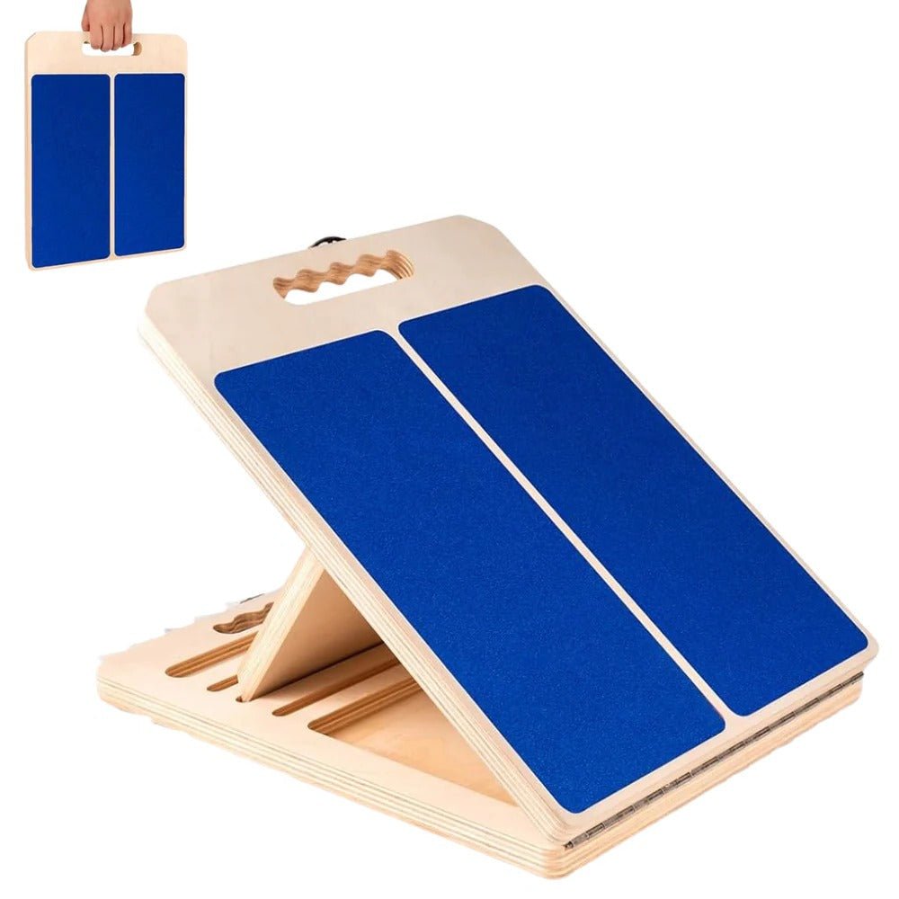 Pedana Inclinata Regolabile in Legno 5 Angoli per Stretching