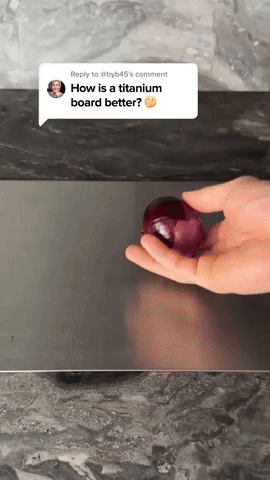 Stainless Steel Cutting Board Scratch-Resistant — 3 Sizes 3