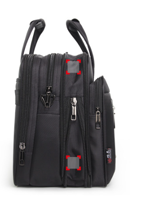 Men's Canvas Laptop Bag — Padded Business Tote M/L/XL 3