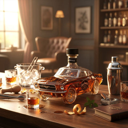 Caraffa Whiskey Mustang - Design Automobile Iconico