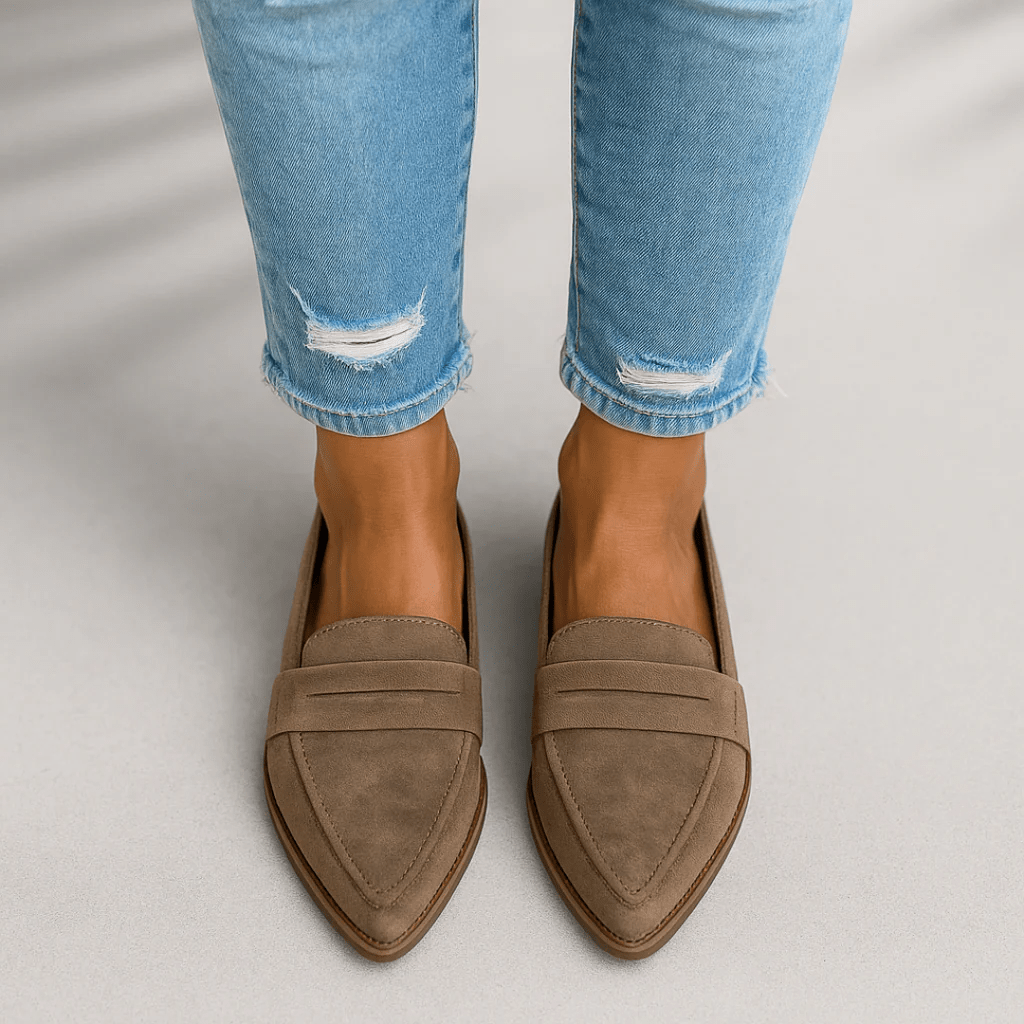 Mocassini Ortopedici in Pelle Donna Slip-On Comfort