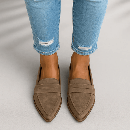 Mocassini Ortopedici in Pelle Donna Slip-On Comfort