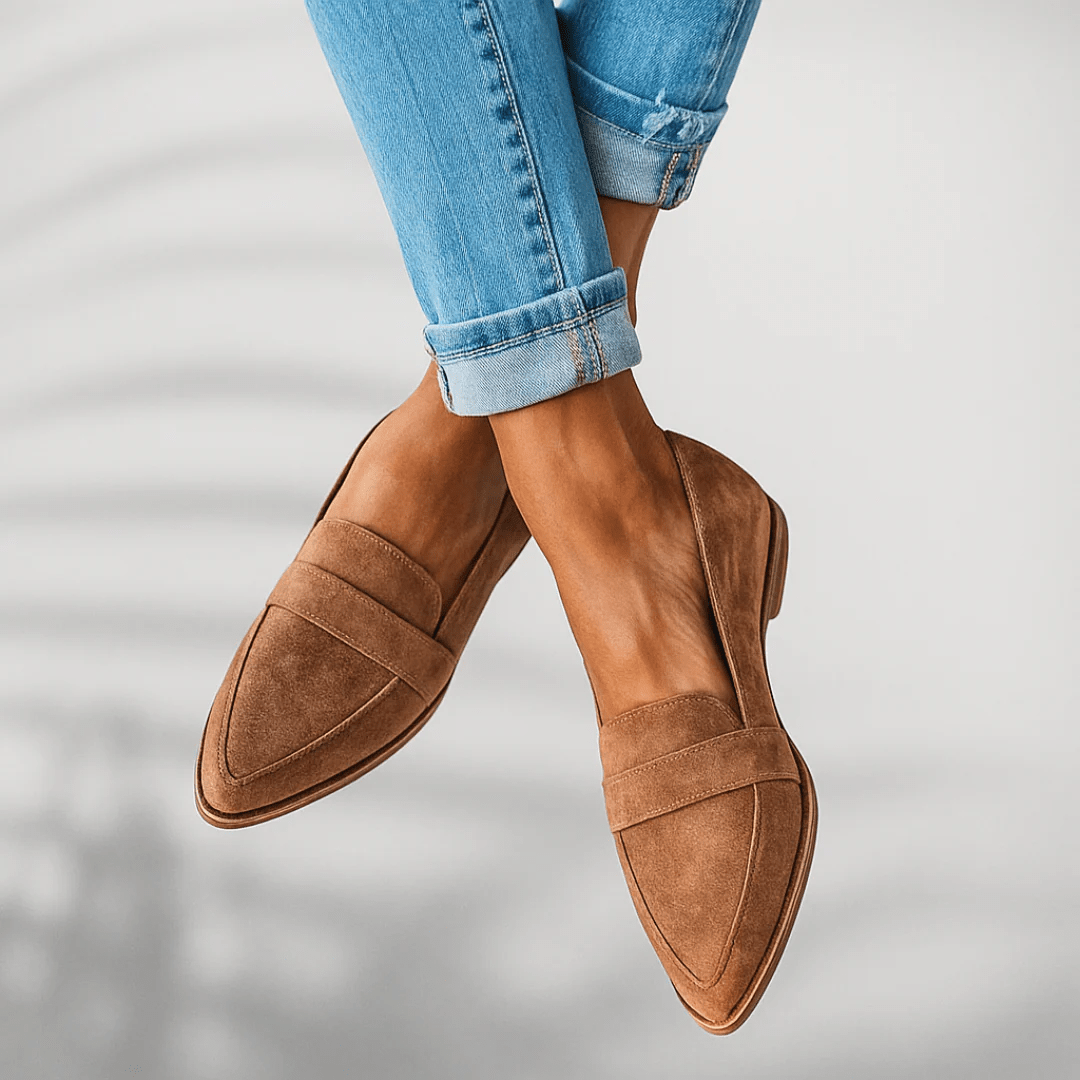 Mocassini Ortopedici in Pelle Donna Slip-On Comfort