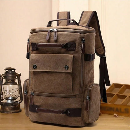 Vintage Canvas Backpack with 15" Laptop Compartment — 55L 2