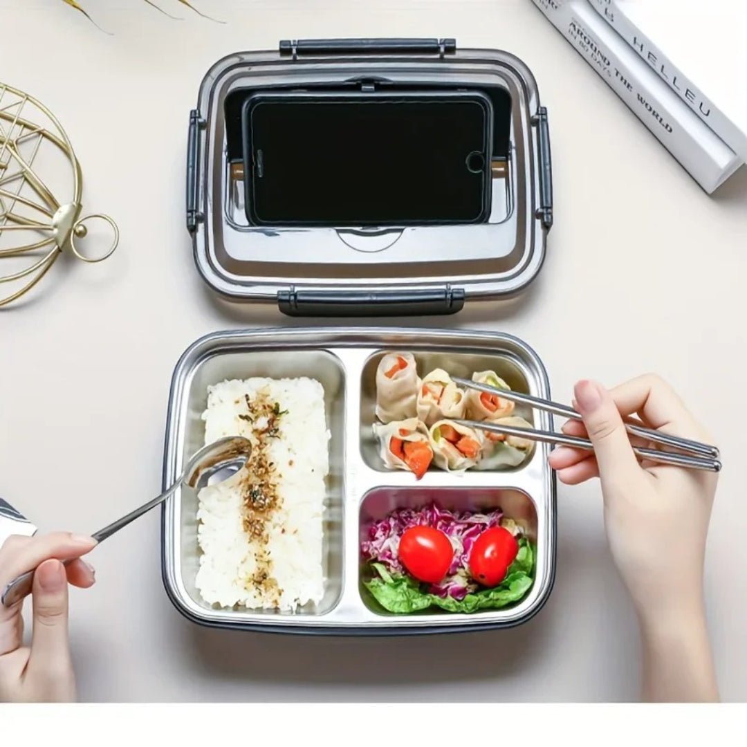 Stainless Steel Bento Lunchbox — Leak-Proof, BPA-Free 1