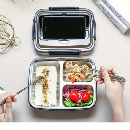 Stainless Steel Bento Lunchbox — Leak-Proof, BPA-Free 1