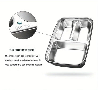 Stainless Steel Bento Lunchbox — Leak-Proof, BPA-Free 6