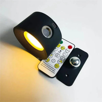 Wireless LED Wall Light Dimmable — 360° Rotatable Indoor Lamp 12