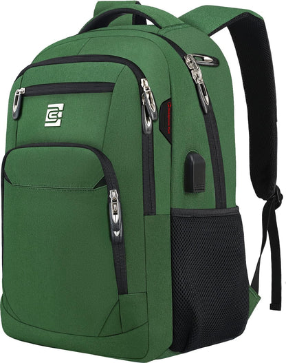 Anti-Theft Laptop Backpack 15.6" — USB Port & Water-Resistant 3
