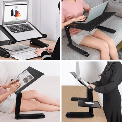 360° Ergonomic Laptop Stand Adjustable with Removable Mousepad 2