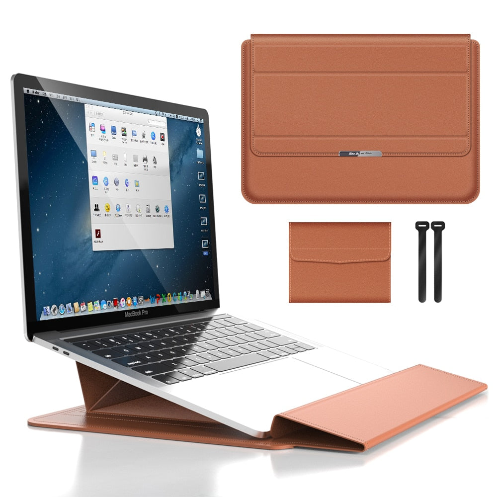 2-in-1 Laptop Bag with Integrated Stand — Foldable Laptop Case 3
