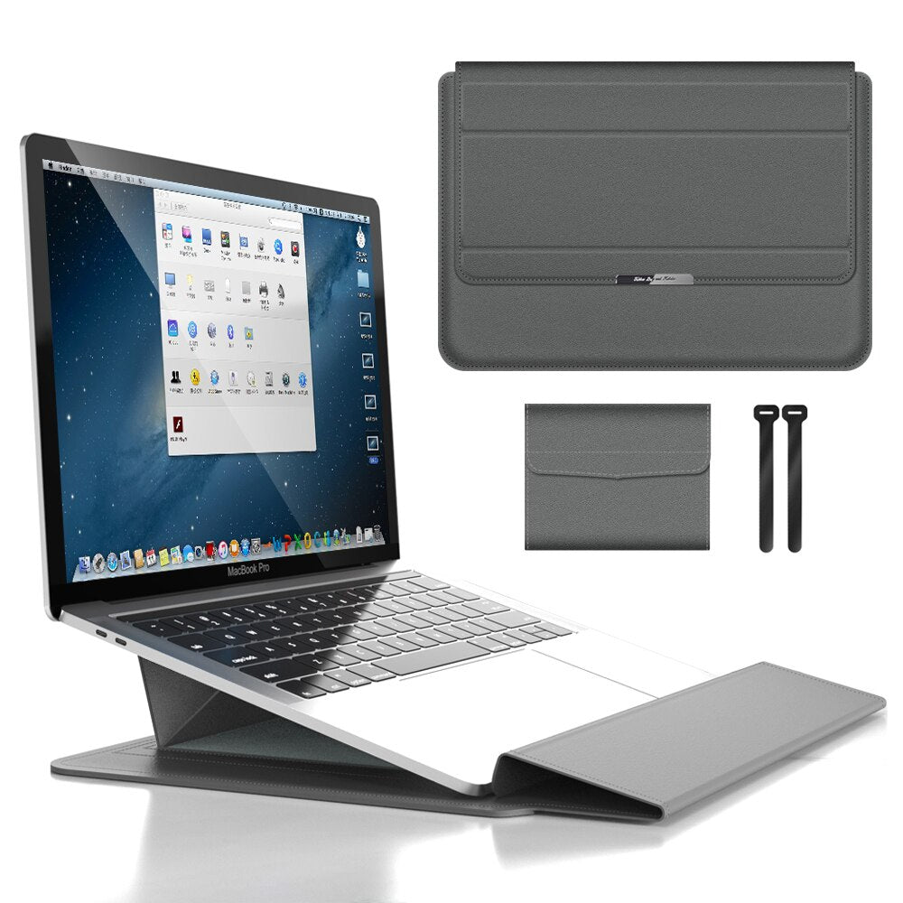 2-in-1 Laptop Bag with Integrated Stand — Foldable Laptop Case 2