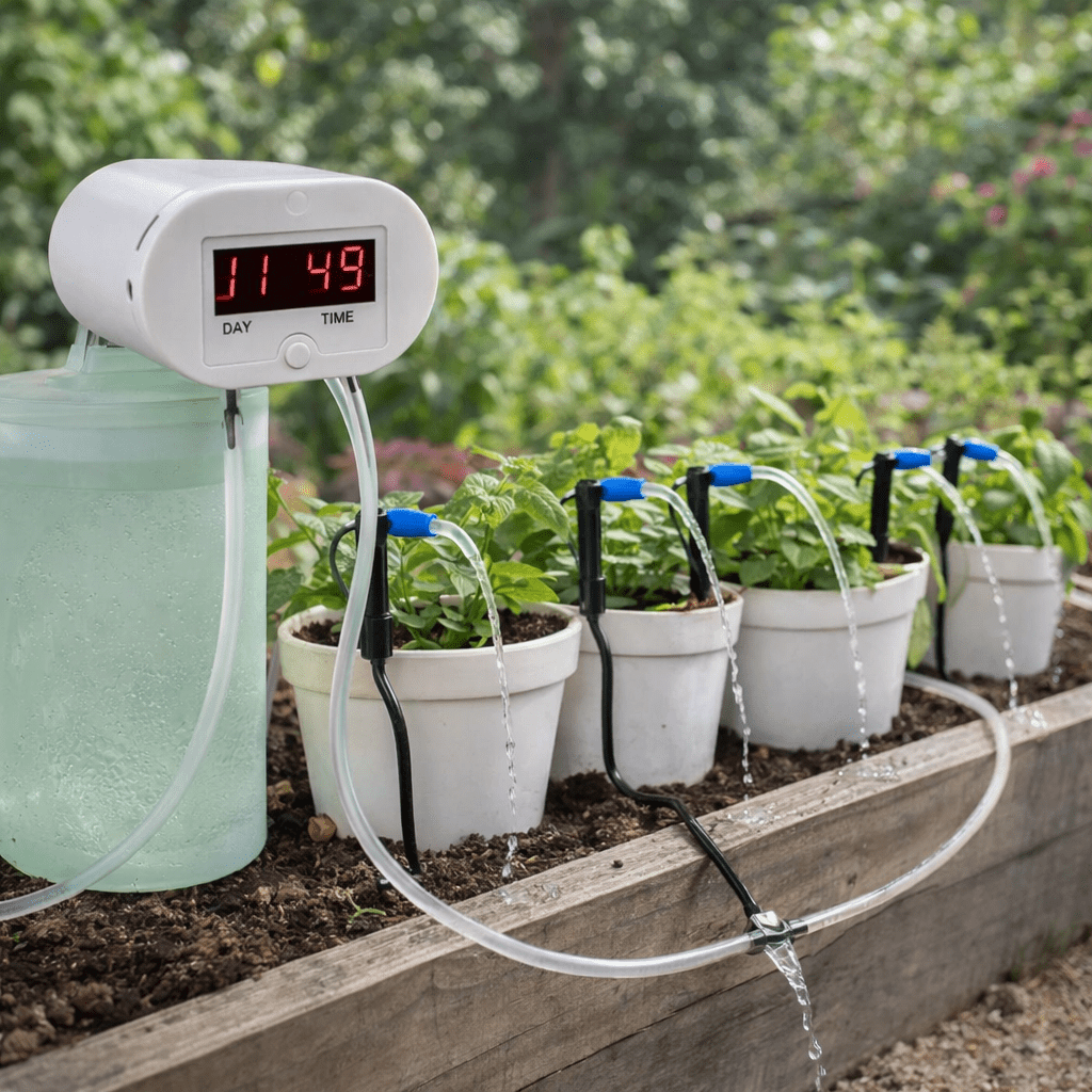 LEAFCARE Sistema di Irrigazione Automatica Intelligente per Piante da Interno