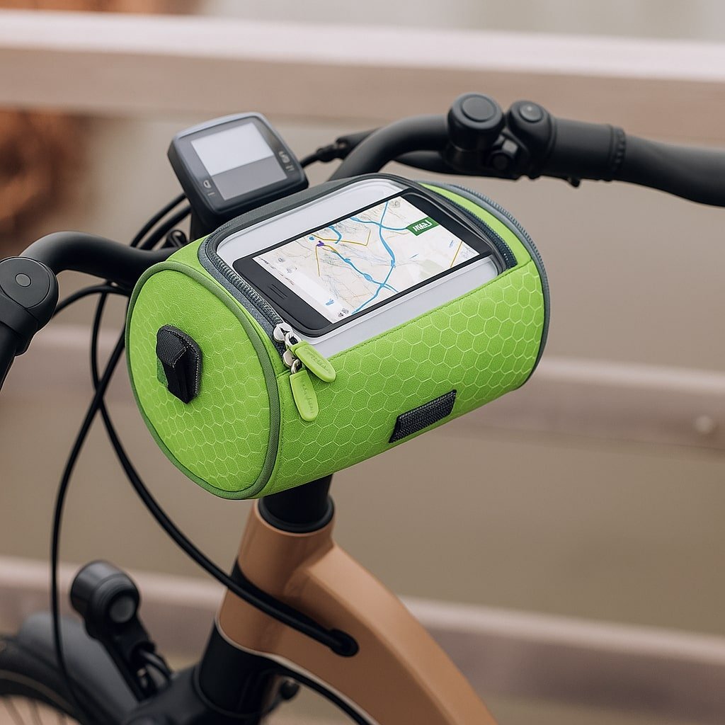 Borsa Manubrio Bici Impermeabile con Touchscreen