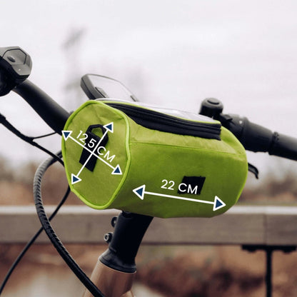 Borsa Manubrio Bici Impermeabile con Touchscreen