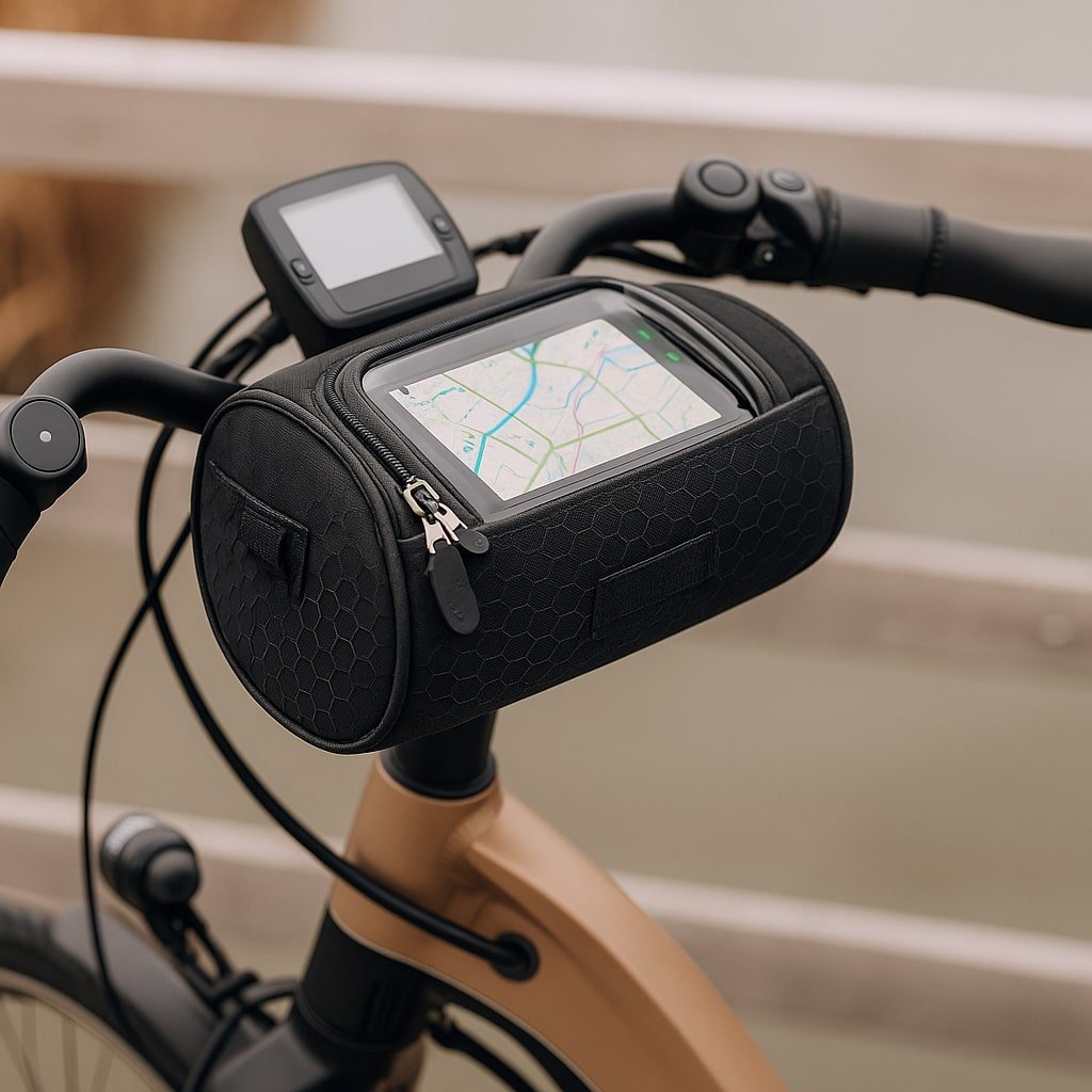 Borsa Manubrio Bici Impermeabile con Touchscreen