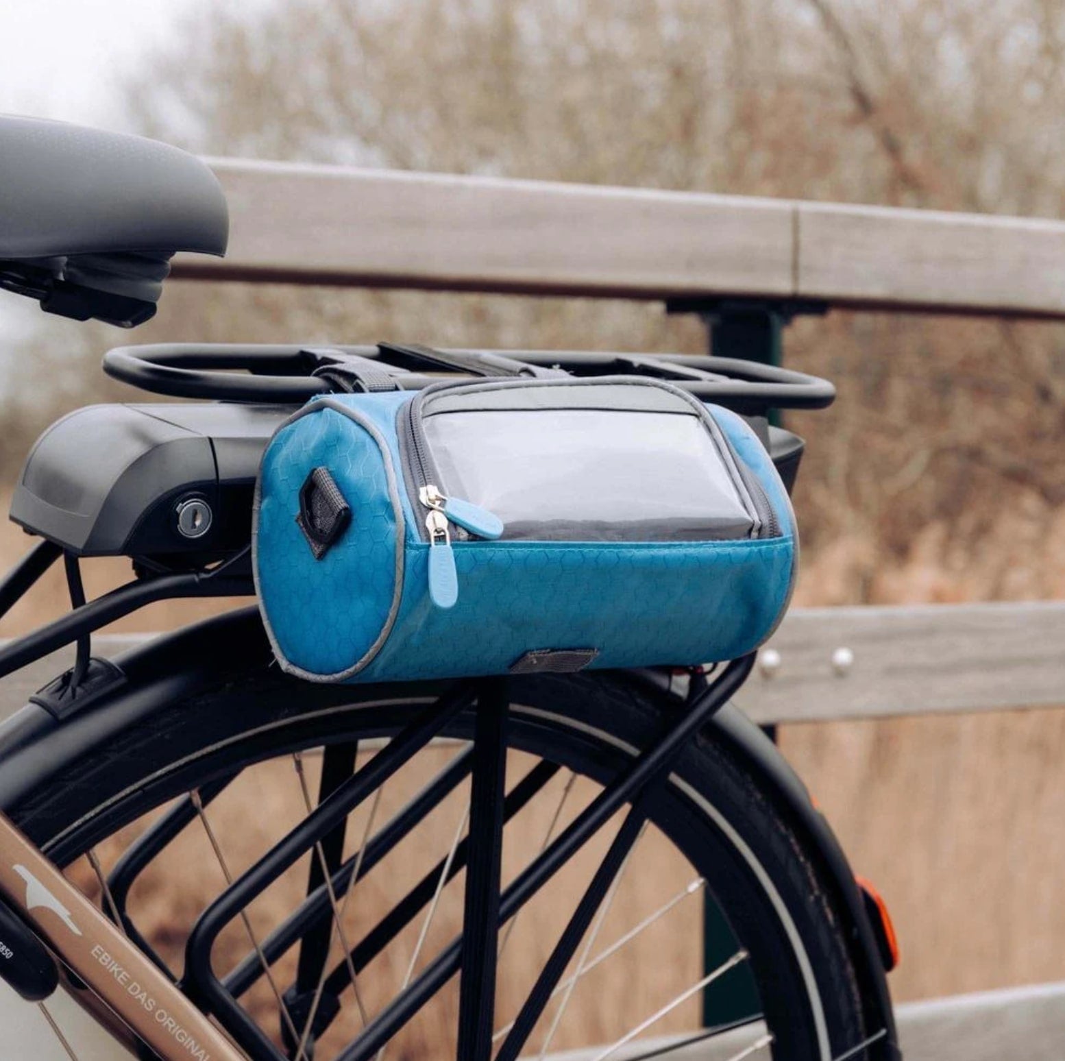 Borsa Manubrio Bici Impermeabile con Touchscreen