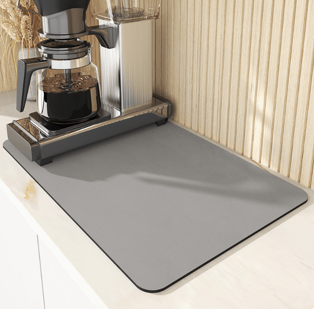 Fast-Drying Dish Drying Mat — Highly Absorbent Kitchen Mat 3