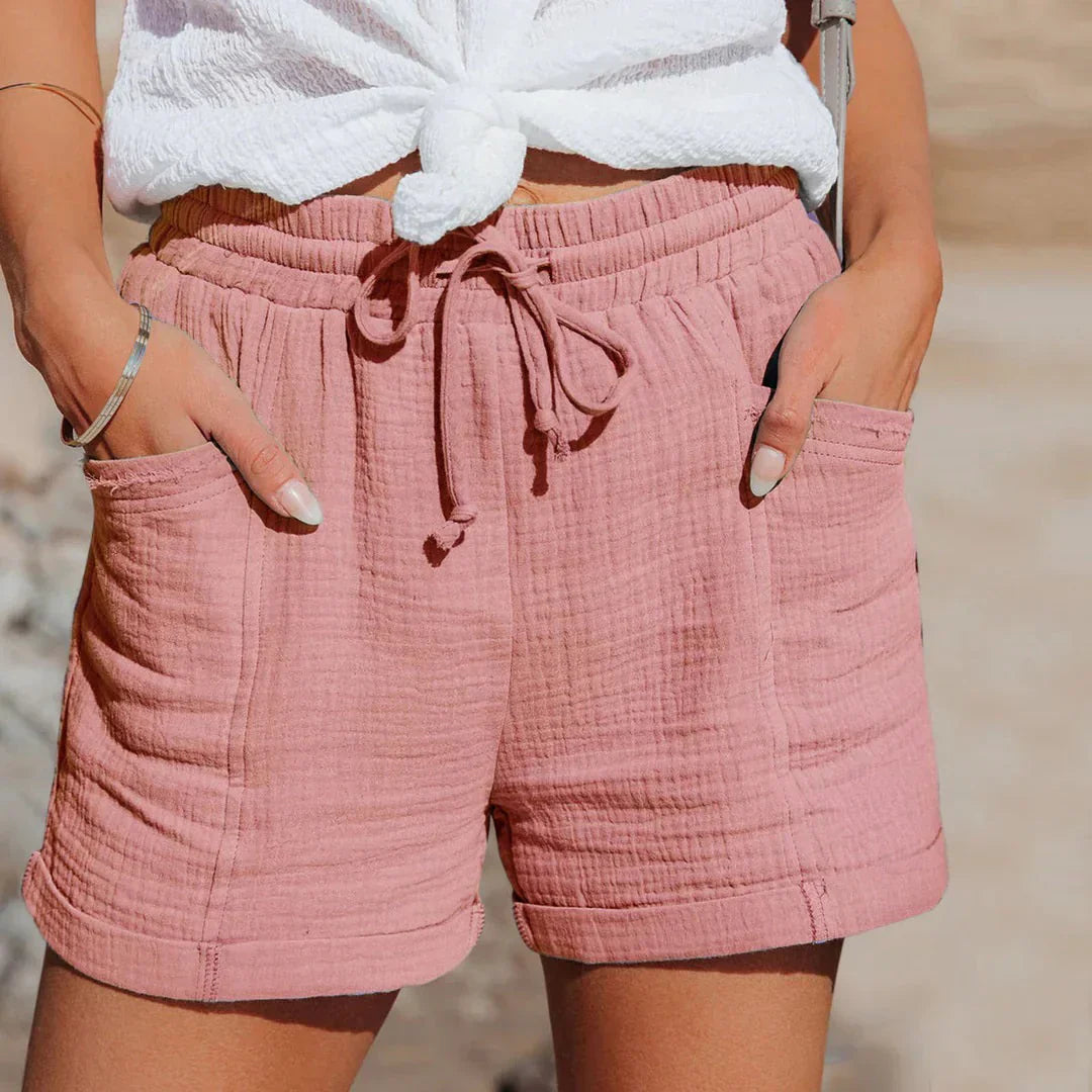 Women's Lightweight Summer Shorts — Elastic Waist Loose Fit 2