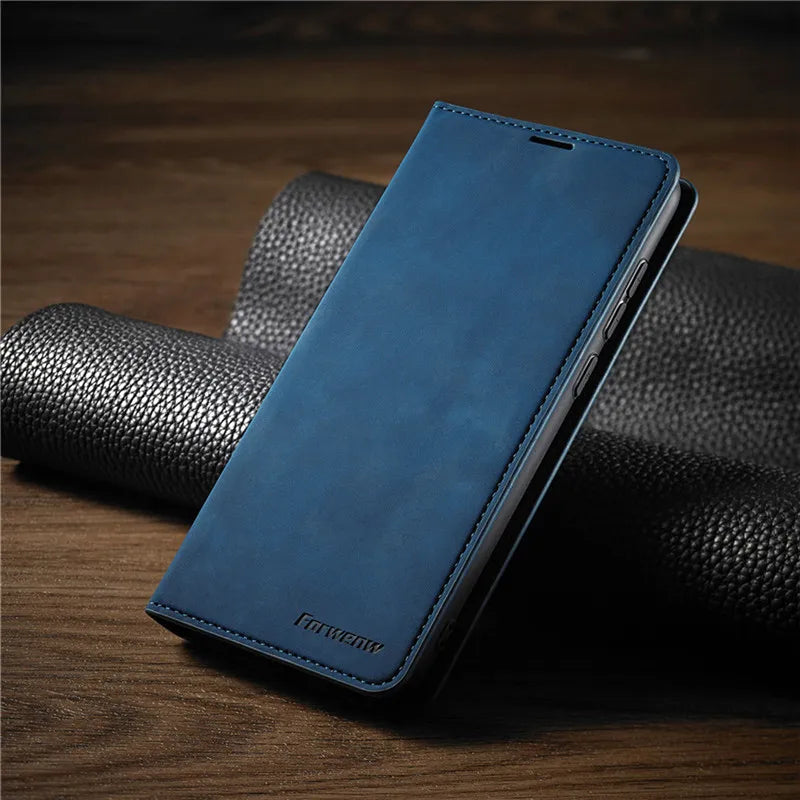 Magnetic Leather iPhone Case GripFold — Luxury Protection 3