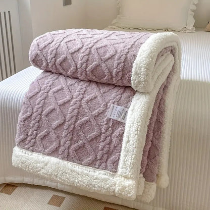 Reversible Sherpa Blanket Soft & Cozy — All Seasons 2