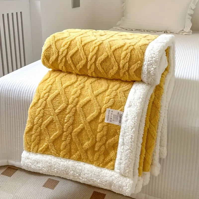 Reversible Sherpa Blanket Soft & Cozy — All Seasons 4
