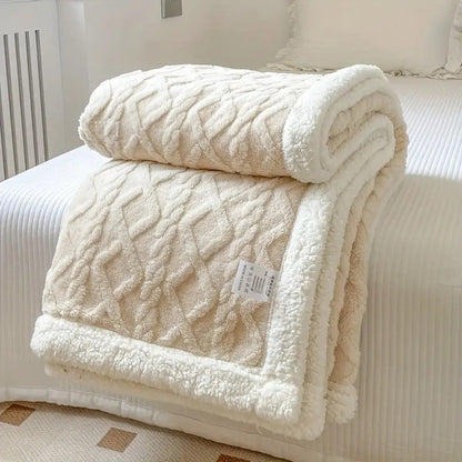 Reversible Sherpa Blanket Soft & Cozy — All Seasons 6