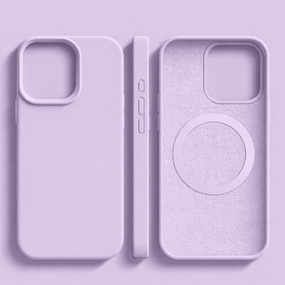 Cover Silicone Magnetica iPhone - Soft Touch & MagSafe