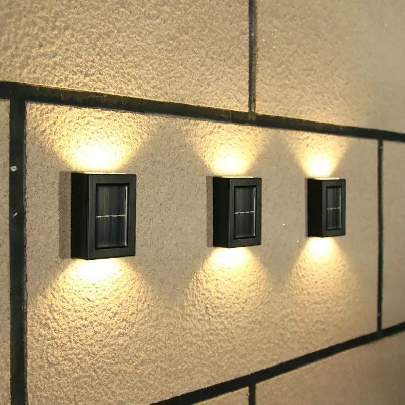 SolarFlare Solar LED Garden Wall Lamp — IP65 Scandinavian Design 5